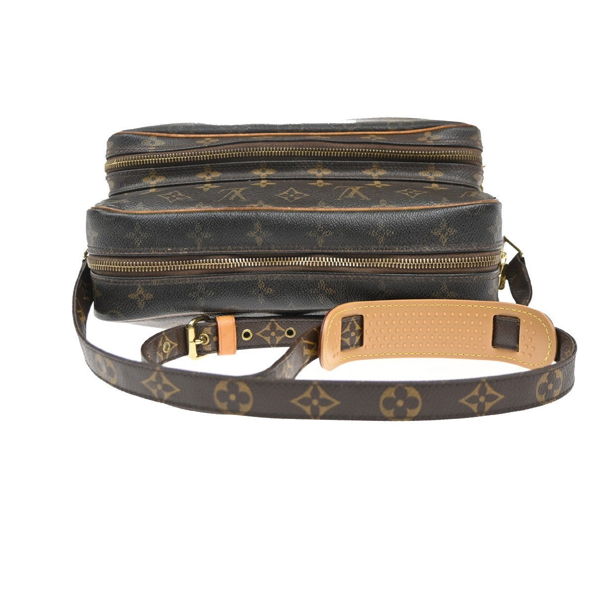 LOUIS VUITTON Nile Crossbody Shoulder Bag Monogram Leather Brown M45244 82MA341