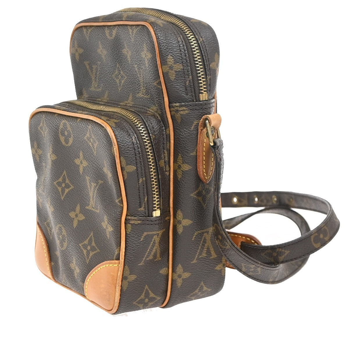 LOUIS VUITTON Amazon Crossbody Shoulder Bag Monogram Leather BN M45236 80KD016