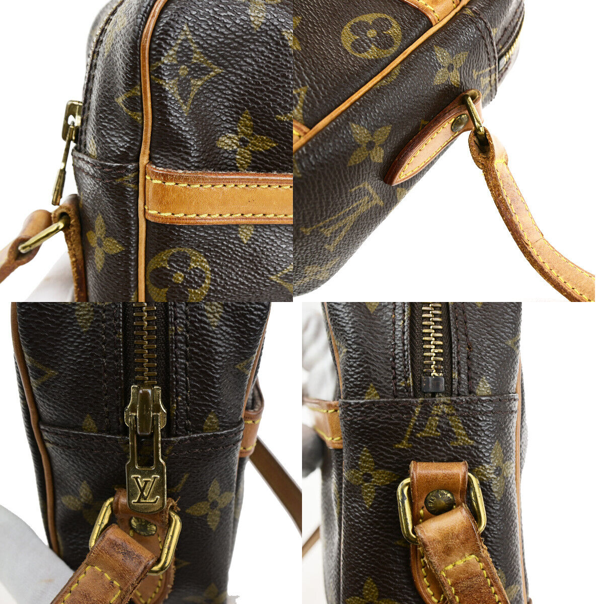 LOUIS VUITTON Trocadero 27 Shoulder Bag Monogram Leather Brown M51274 89YG521