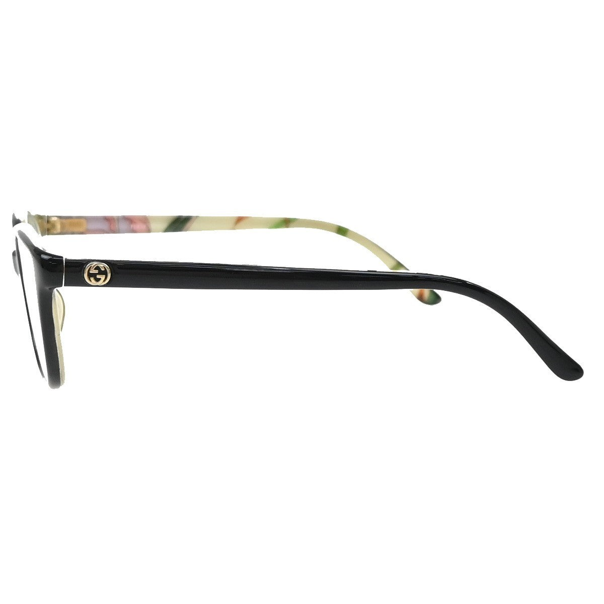 GUCCI GG Logo Reading Glasses Eye Wear Plastic SGZ06BMXJF Black 01KP129
