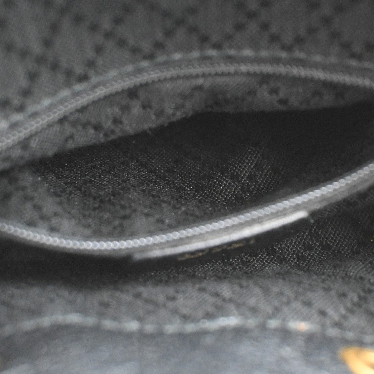 GUCCI Logo GG Pattern Bamboo Backpack Bag Suede Canvas Black SHW Italy 62CA501