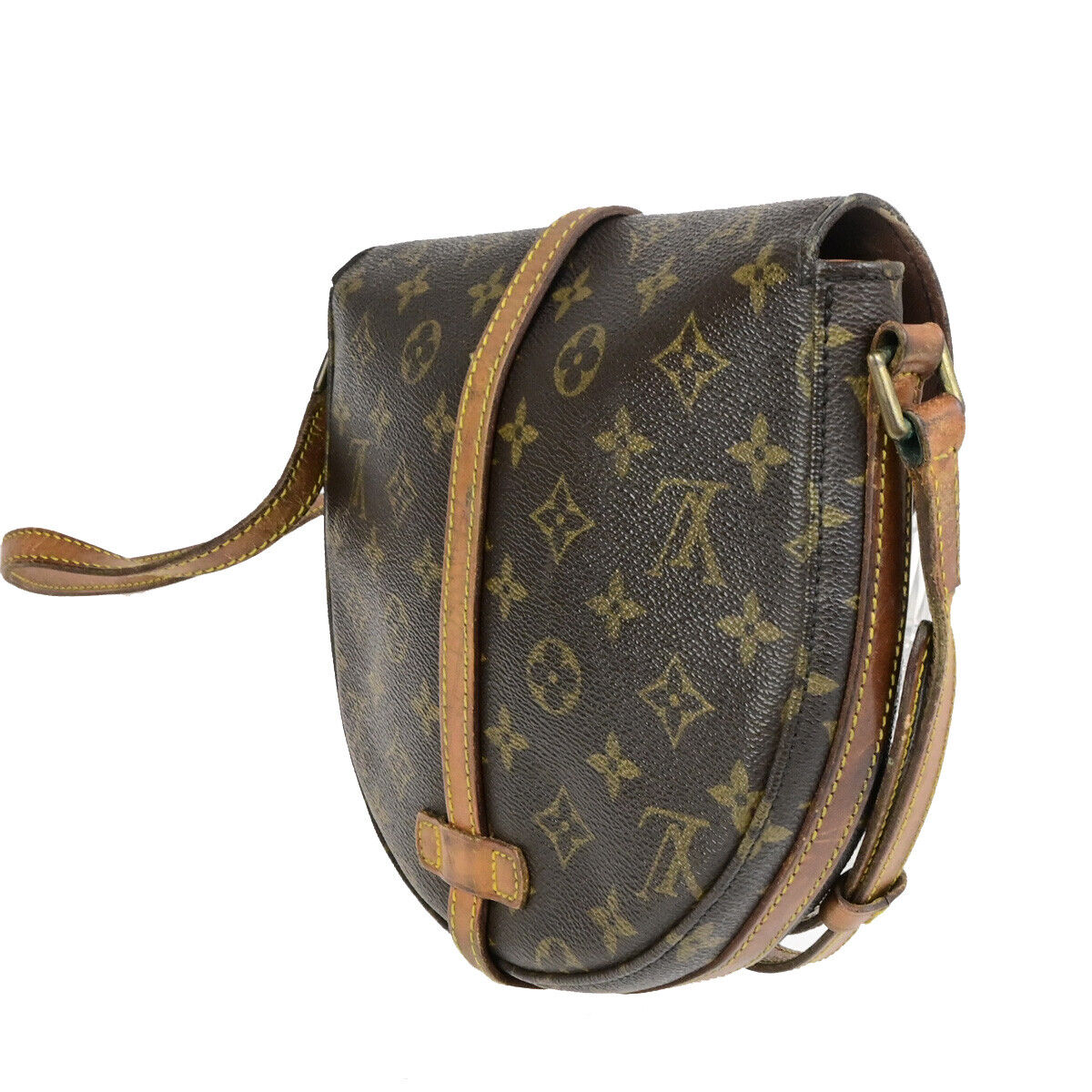 LOUIS VUITTONI Chantilly MM Shoulder Bag Monogram Leather Brown M51233 61SJ537
