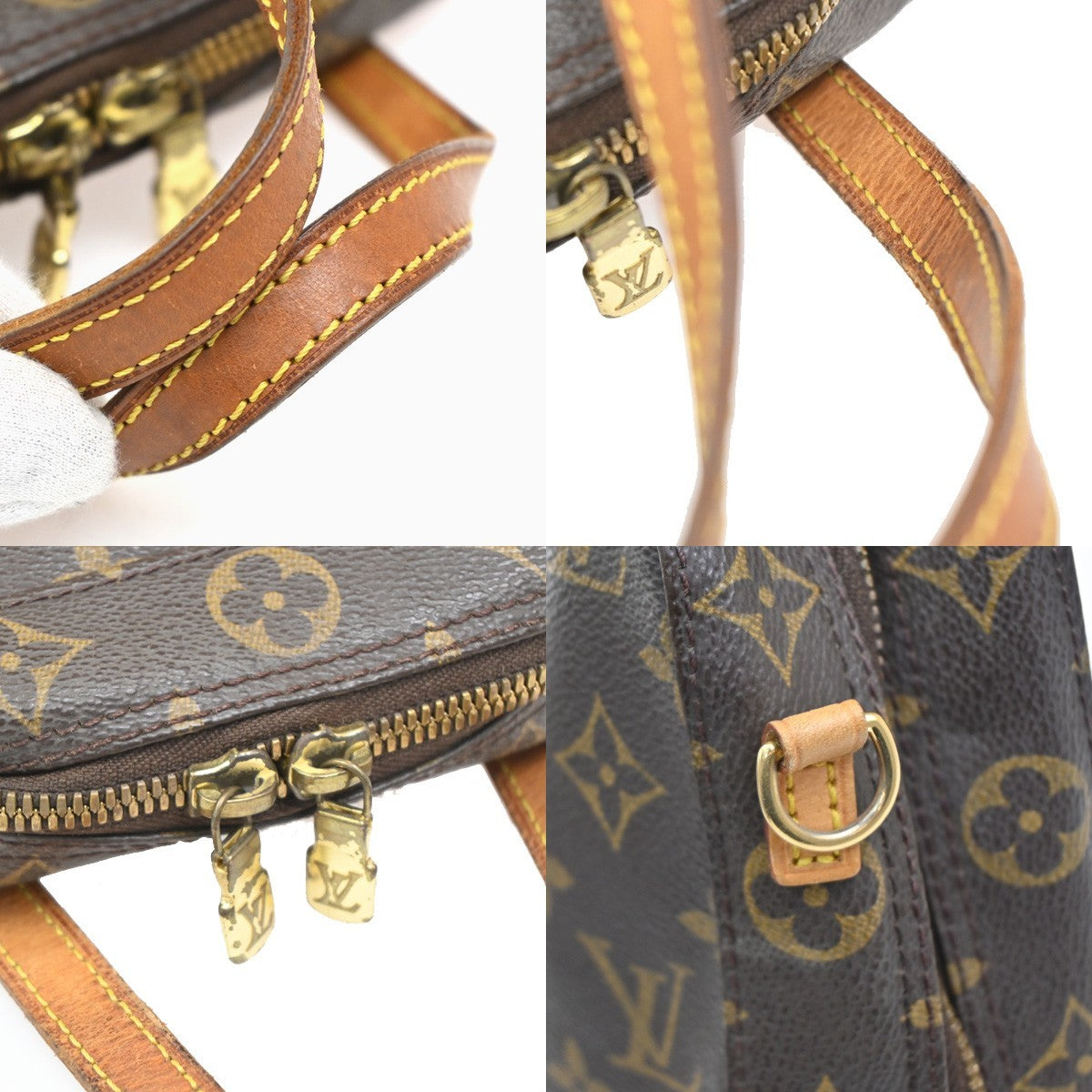 LOUIS VUITTON Spontini Shoulder Hand Bag Monogram Leather BN M47500 33CA541