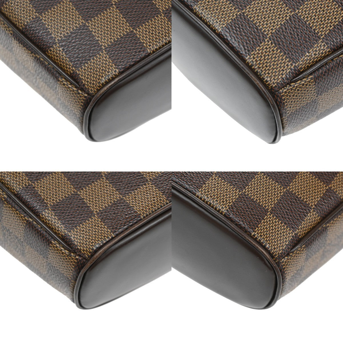 LOUIS VUITTON Ipanema PM Shoulder Bag Damier Ebene Leather Brown N51294 21KB771