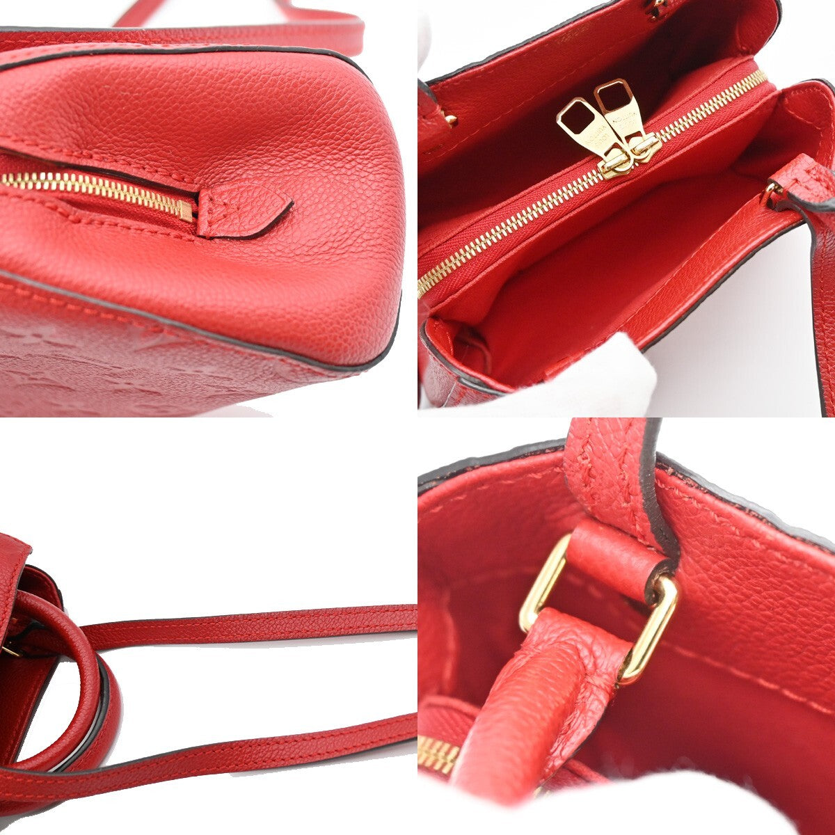 LOUIS VUITTON Montaigne Nano 2Way Hand Bag Monogram Empreinte CY M50865 698RL139