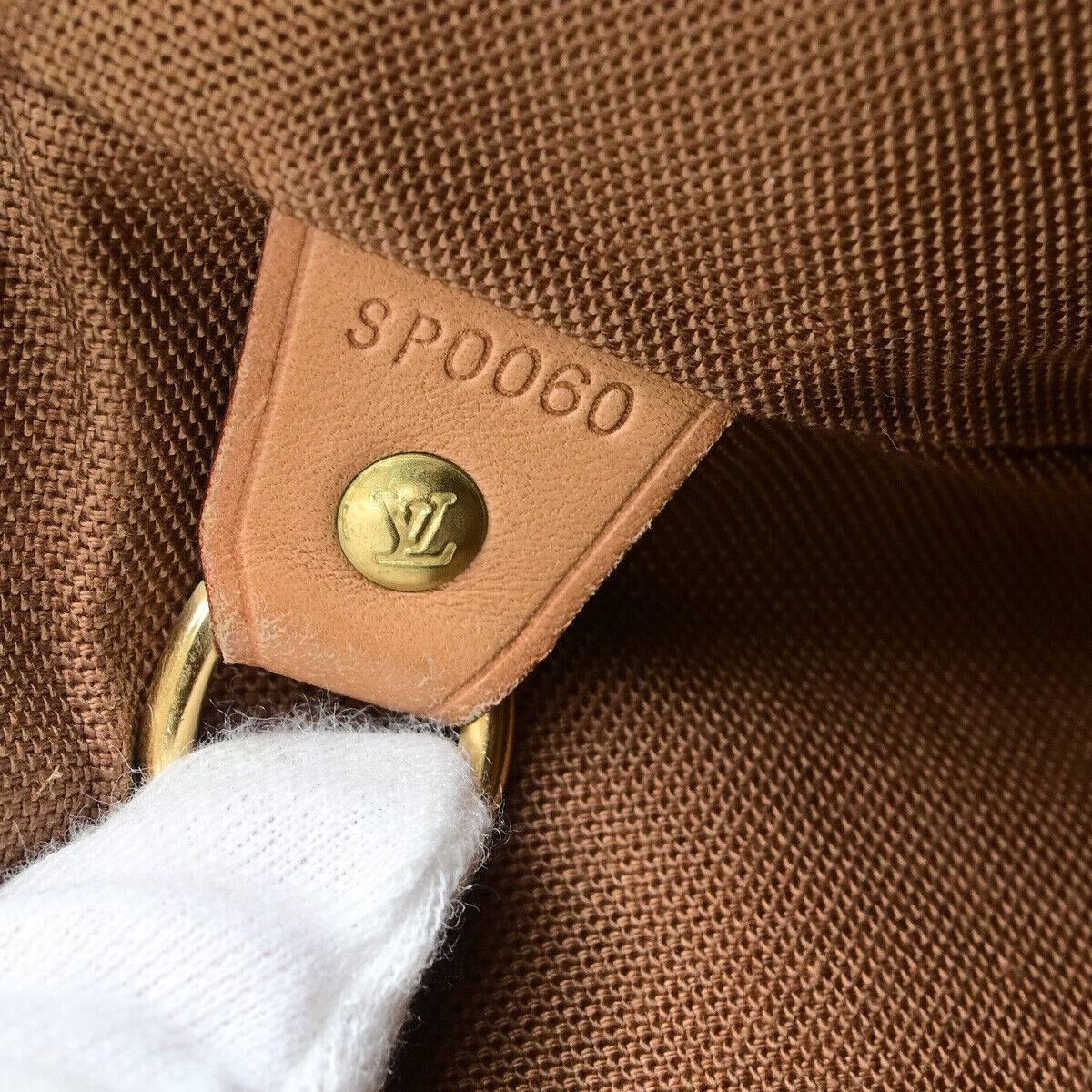 LOUIS VUITTON Montsouris MM Backpack Bag Monogram Leather Brown M51136 18YG489