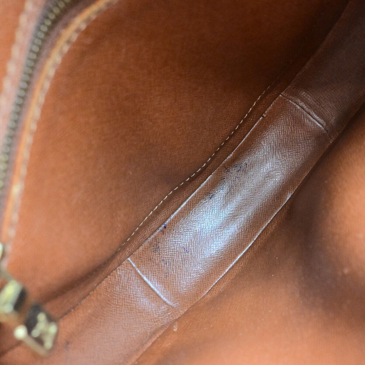 LOUIS VUITTON Chantilly PM Shoulder Bag Monogram Leather Brown M51234 31YG541