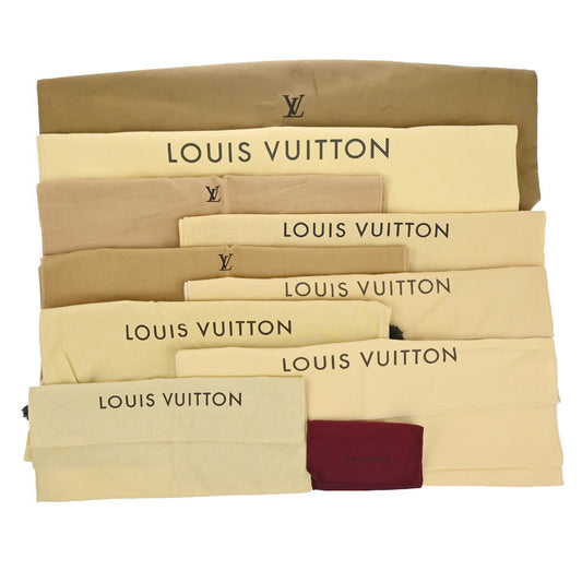 39.Live LOUIS VUITTON 10 Set Dust Bag Drawstring Canvas Cotton BE 09KC801