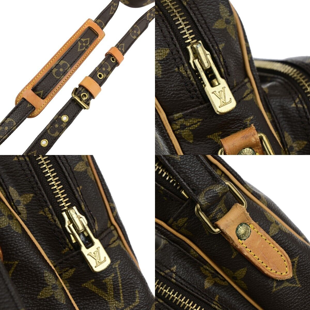 LOUIS VUITTON Amazon Crossbody Shoulder Bag Monogram Leather BN M45236 35EC995