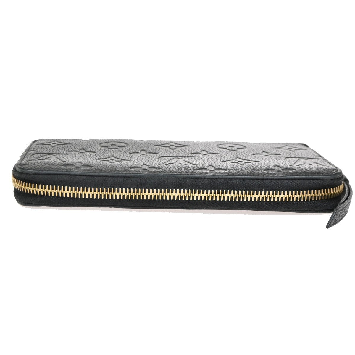 LOUIS VUITTON Zippy Wallet Long Wallet Monogram Empreinte Black M60571 80ZA255