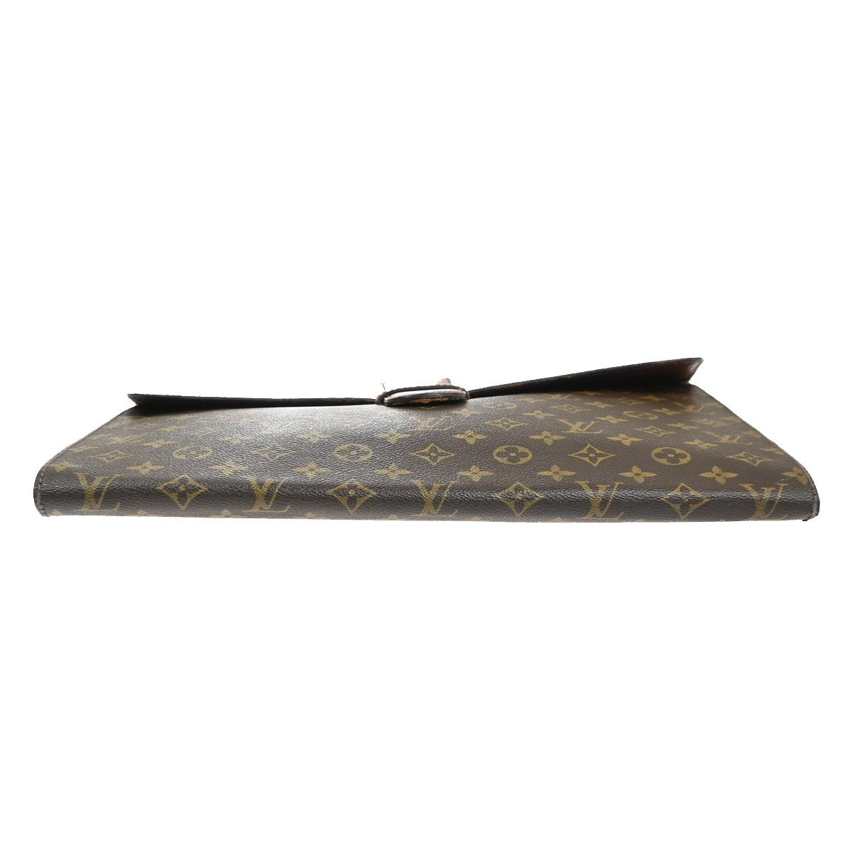 LOUIS VUITTON Poche Ministre Clutch Hand Bag Monogram Leather BN M53445 04MA468