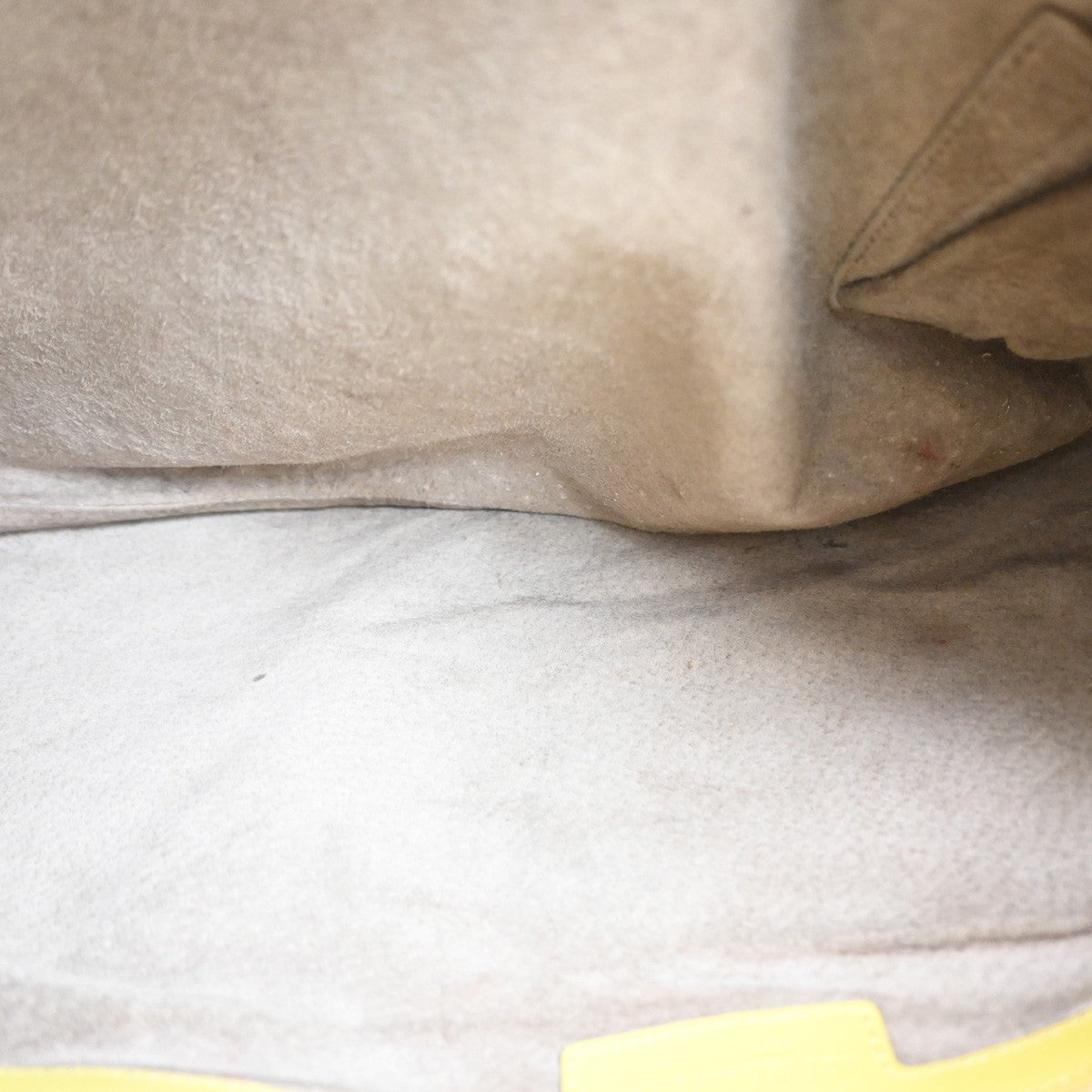 BOTTEGA VENETA Logo Intrecciato Shoulder Hand Bag Leather Yellow Italy 54MA142