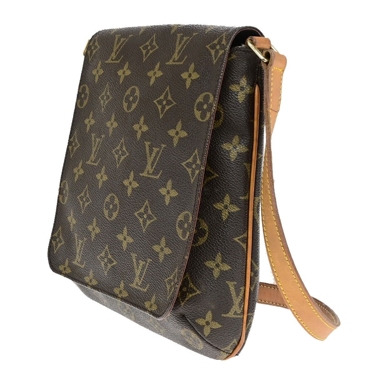 LOUIS VUITTON Musette Salsa Short Shoulder Bag Monogram Brown M51258 70EB765