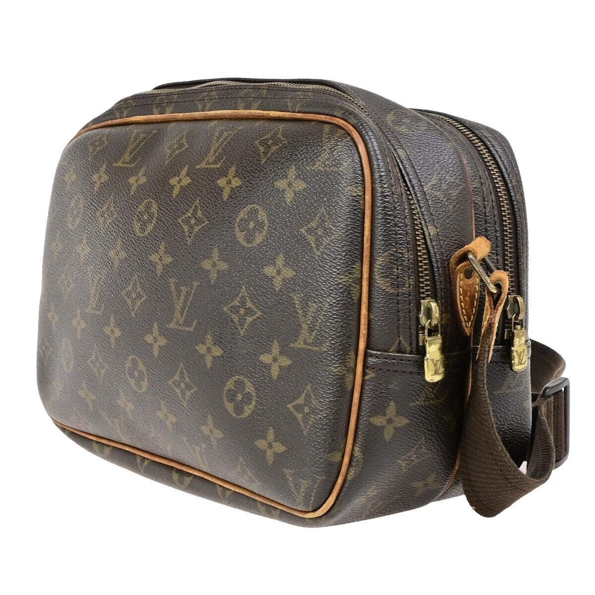 LOUIS VUITTON Reporter PM Crossbody Shoulder Bag Monogram Leather M45254 69ED047