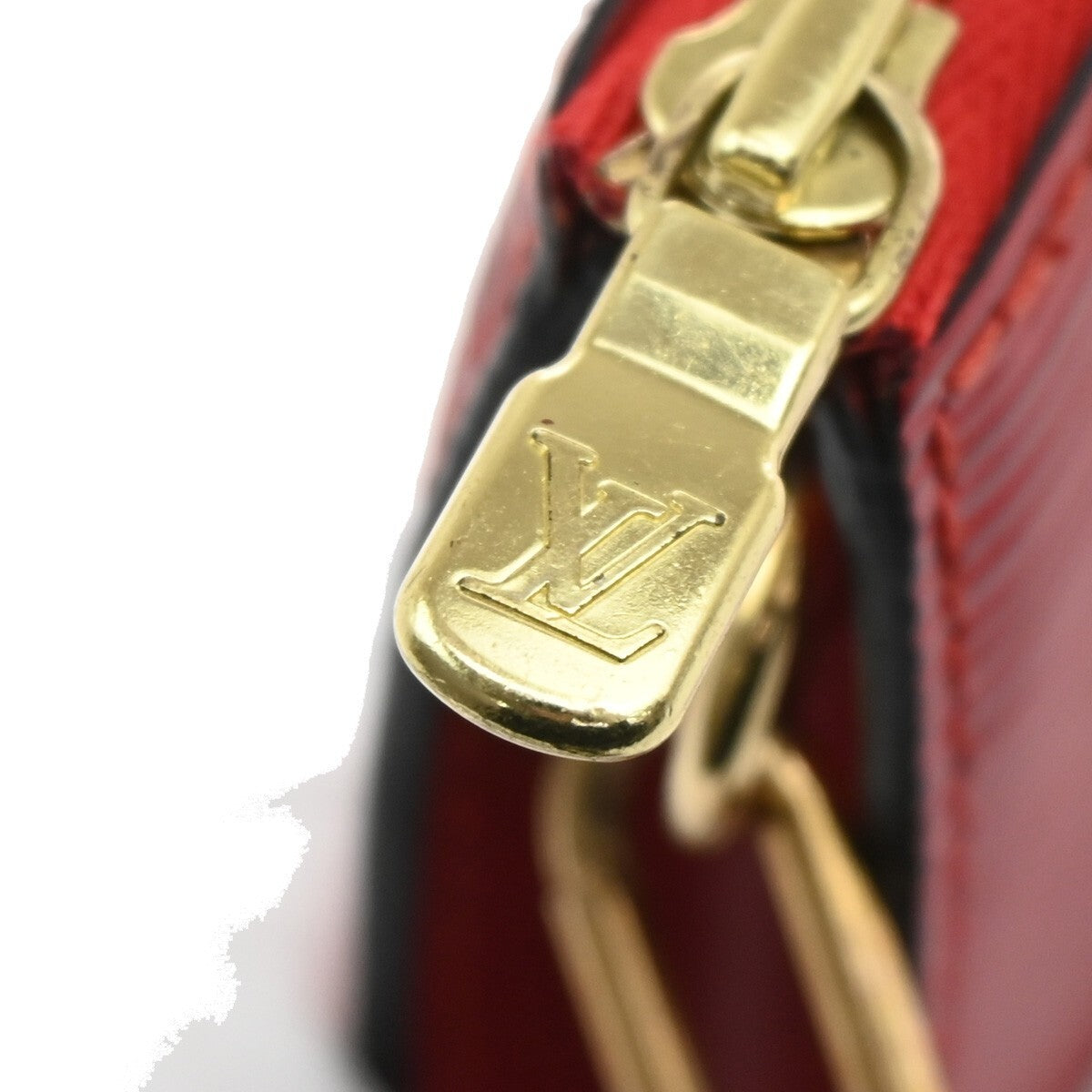 LOUIS VUITTON LV Pochette Accessoires Hand Bag Epi Leather Red M52947 85RL096