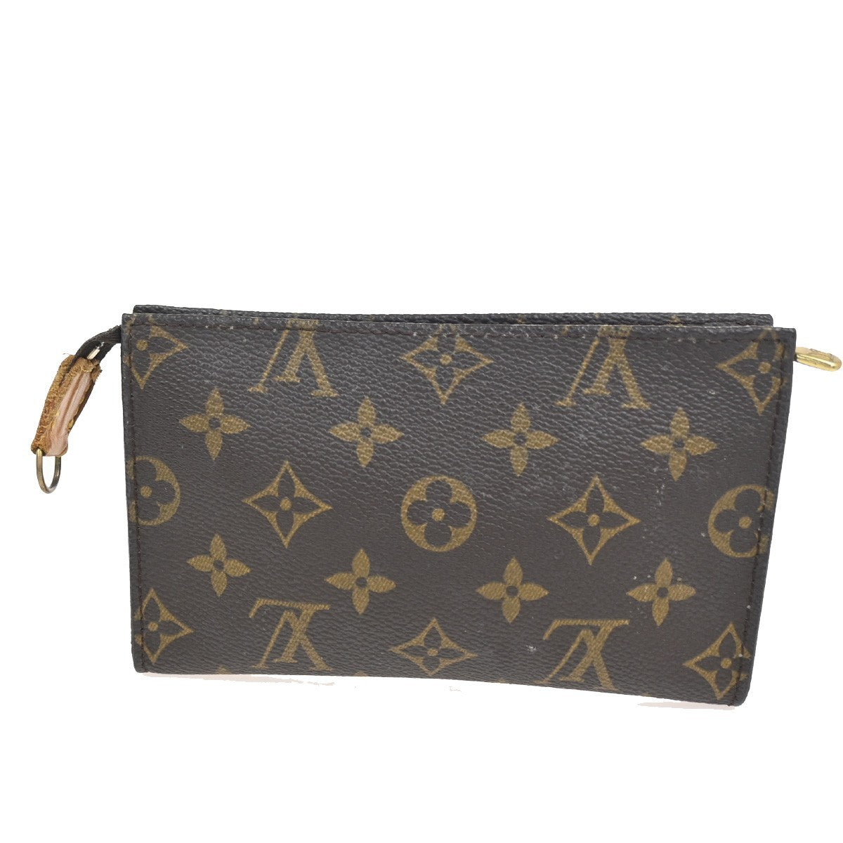 LOUIS VUITTON BUCKET PM Mini Clutch Pouch Bag Monogram Leather France 02KC735
