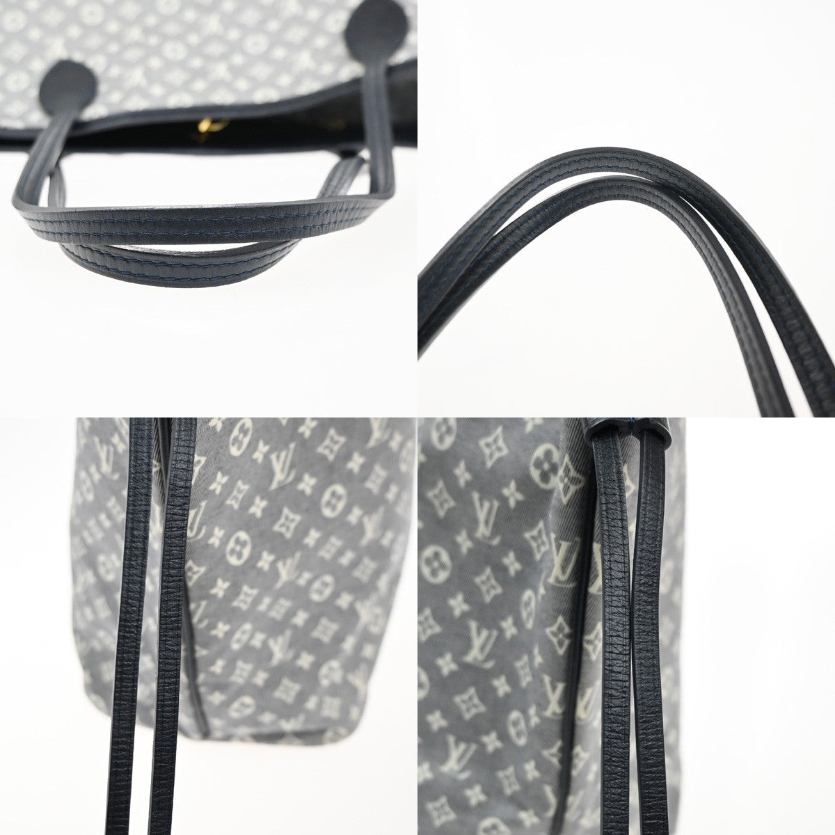 LOUIS VUITTON Neverfull MM Handbag Monogram Idylle Canvas Leather M40514 99KC653