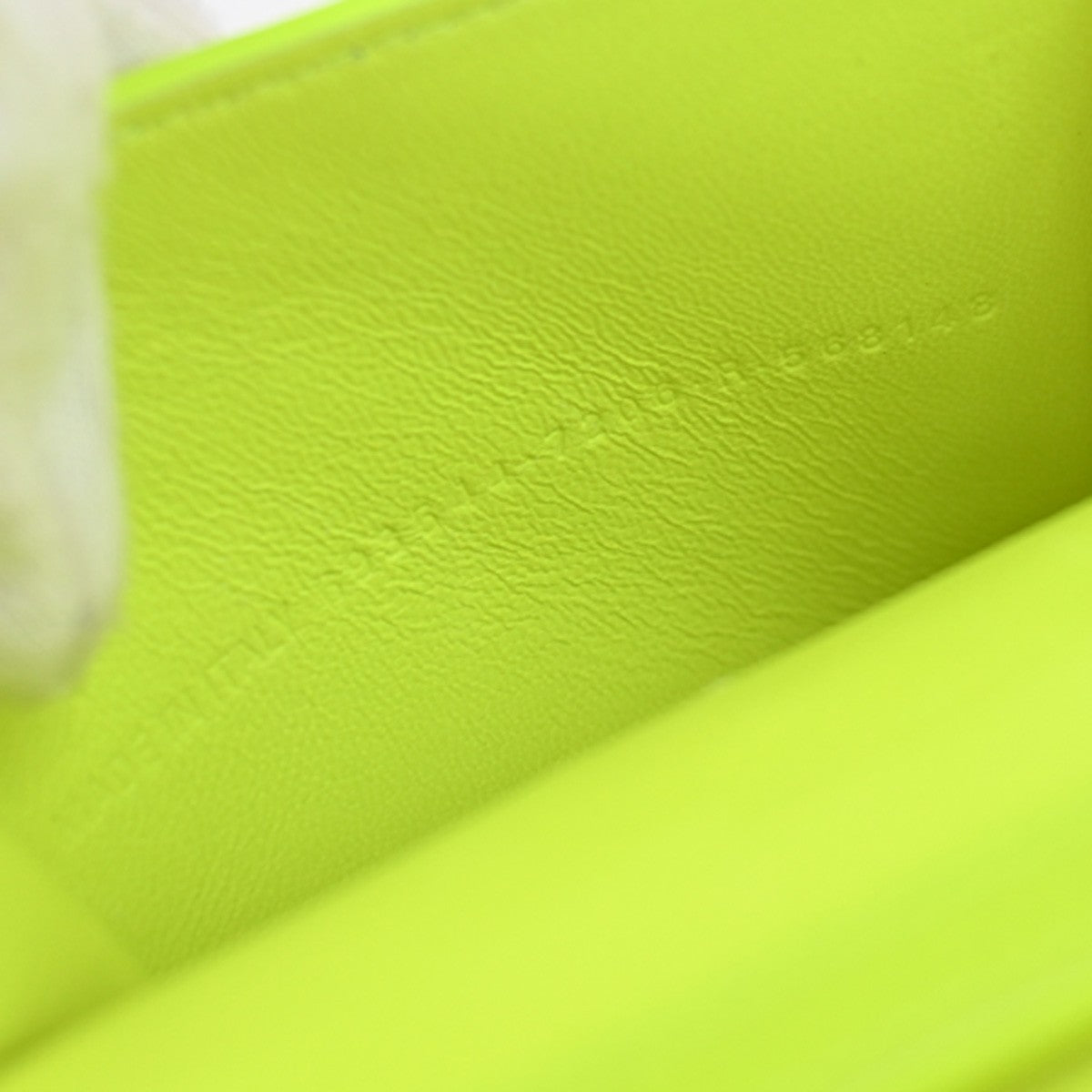 BALENCIAGA Logo Car Phone Holder Mini Shoulder Bag Leather Yellow Italy 34YH975