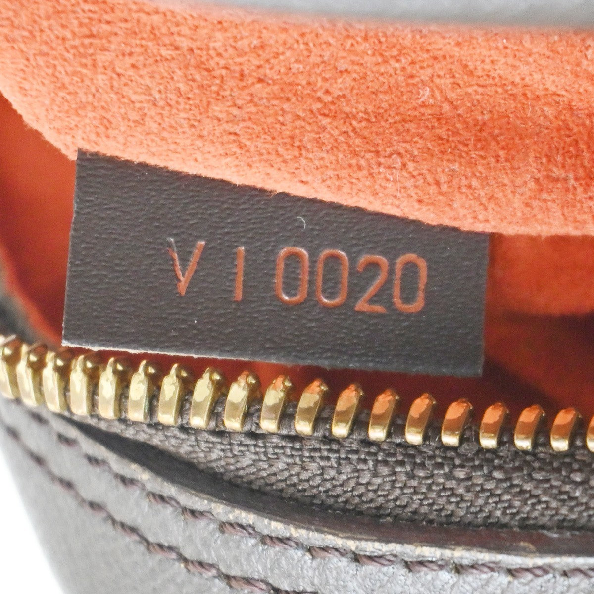 LOUIS VUITTON Triana Hand Bag Damier Ebene Leather Brown France N51155 18CA816