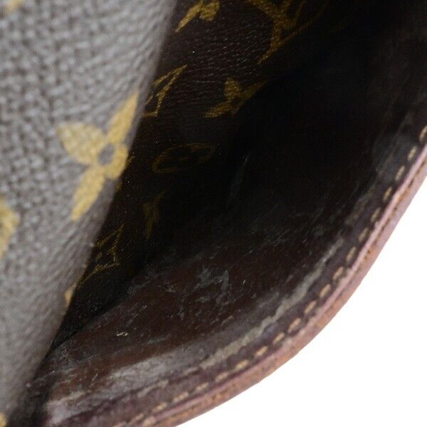 LOUIS VUITTON Danube Shoulder Bag Monogram Leather Brown France M45266 65ED334