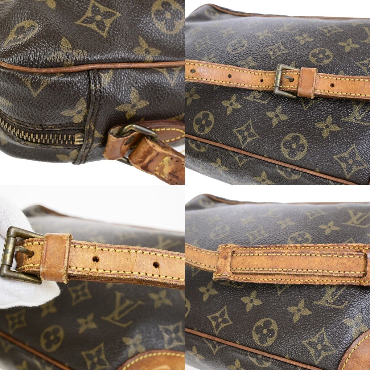LOUIS VUITTON Trocadero 27 Shoulder Bag Monogram Leather Brown M51274 67FB198