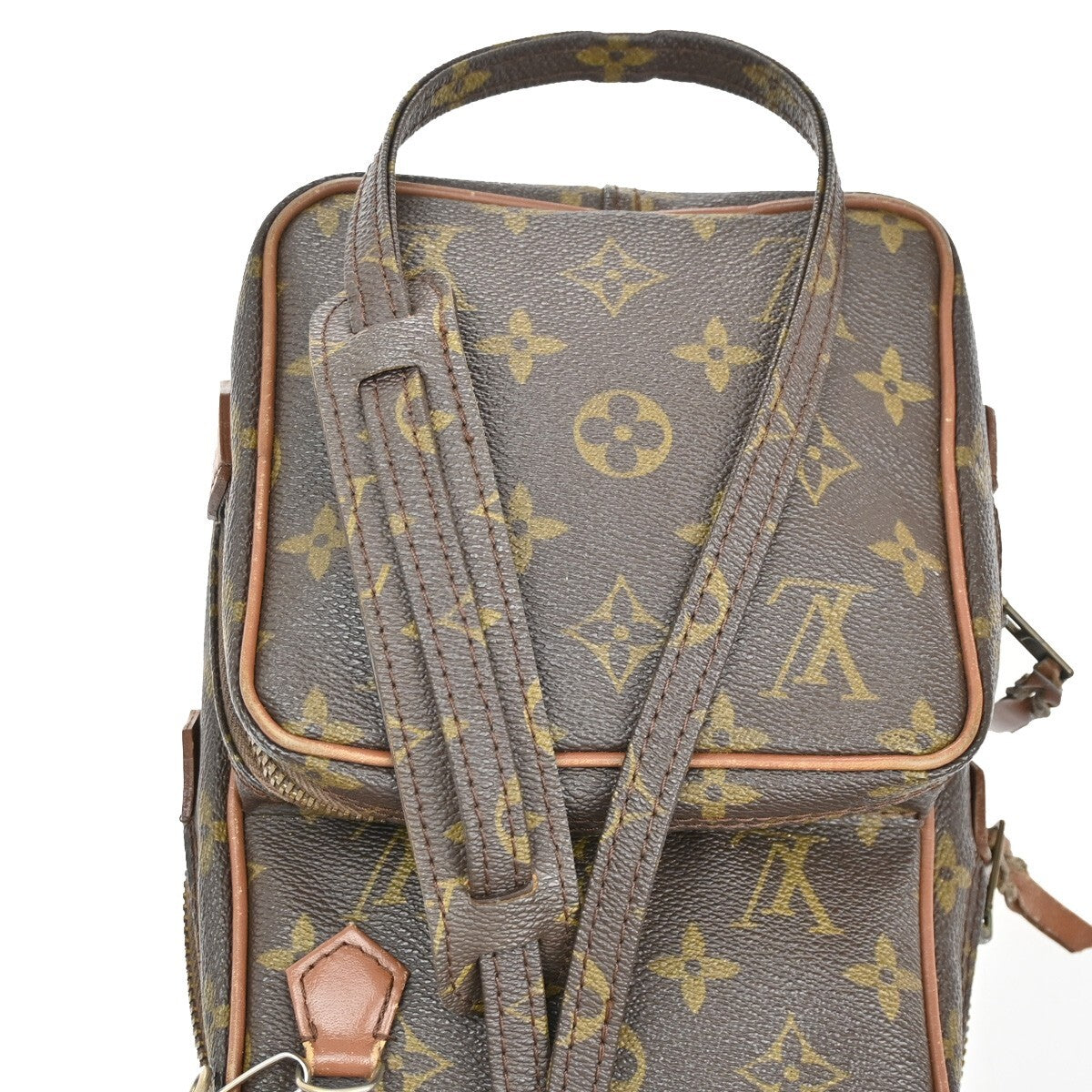 LOUIS VUITTON Mini Amazon Shoulder Bag Monogram Leather Brown M45238 36EE307