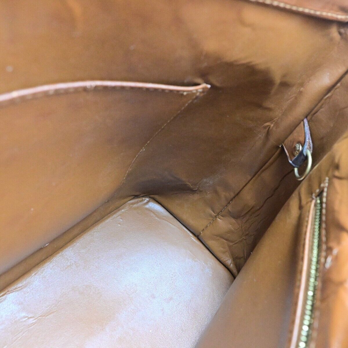 LOUIS VUITTON Houston Shoulder Bag Monogram Vernis Leather Bronze M91122 05EC927