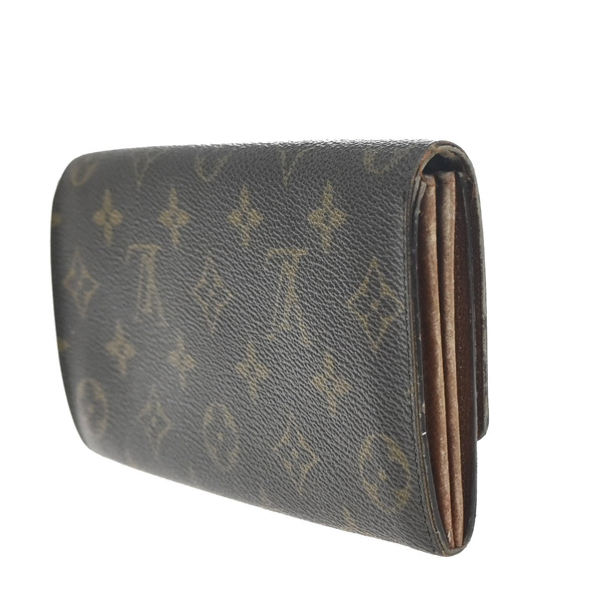 LOUIS VUITTON LV 2 Set Credit Compact Zip Wallet Monogram Leather BN 02KC753