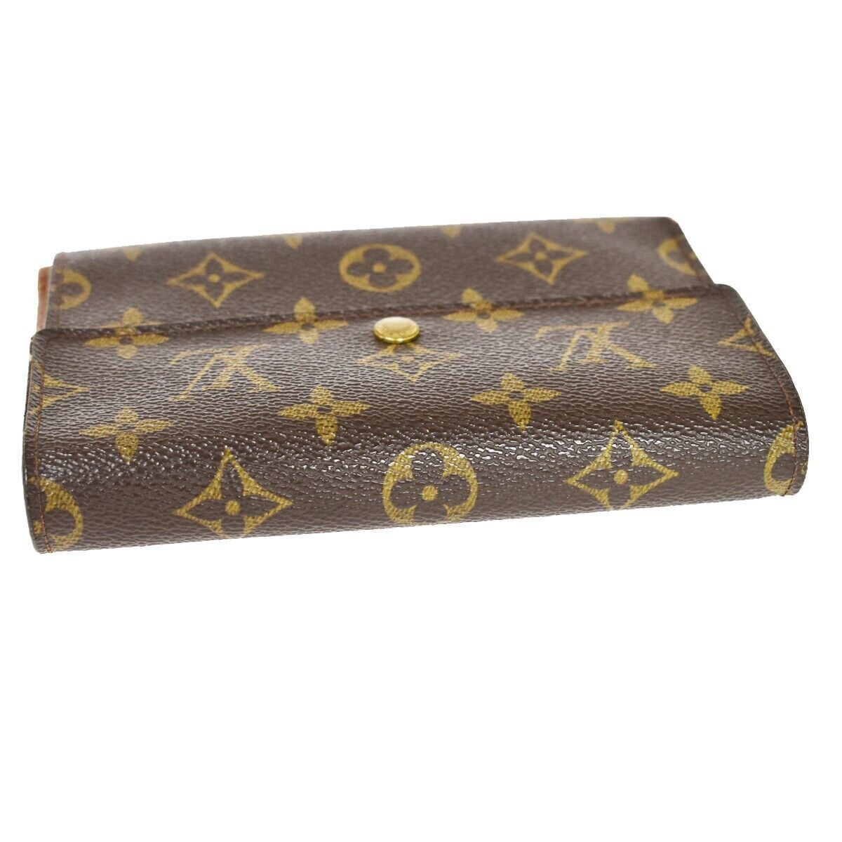 LOUIS VUITTON Porte Tresor Etui Papier Trifold Wallet Monogram BN M61202 02AD223