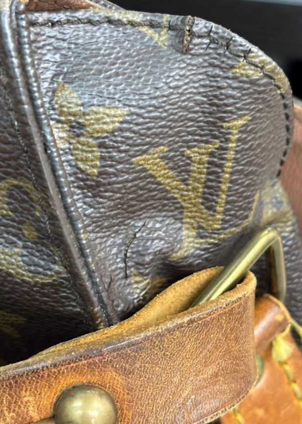 LOUIS VUITTON Cartouchiere GM Shoulder Bag Monogram Leather Brown M51252 64KB581