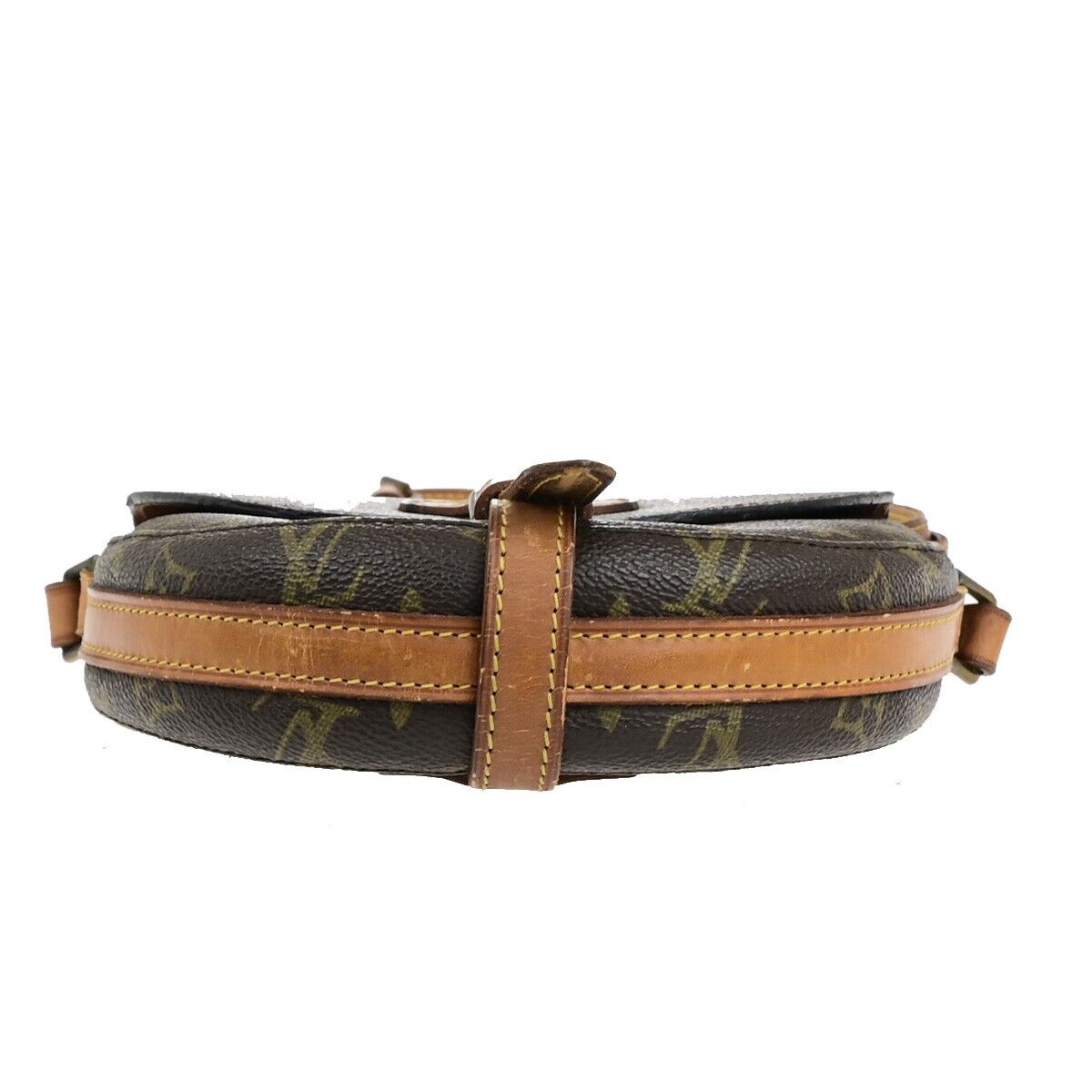 LOUIS VUITTON Chantilly PM Shoulder Bag Monogram Leather Brown M51234 62EC997