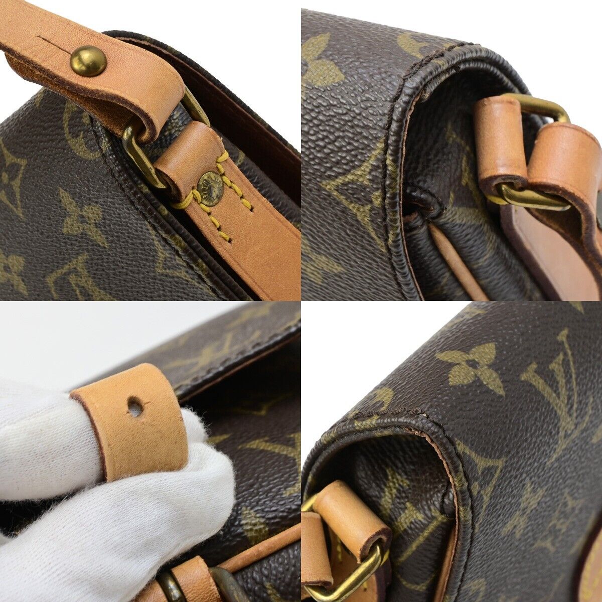 LOUIS VUITTON Mini Cartouchiere Shoulder Bag Monogram Leather BN M51254 73ED380