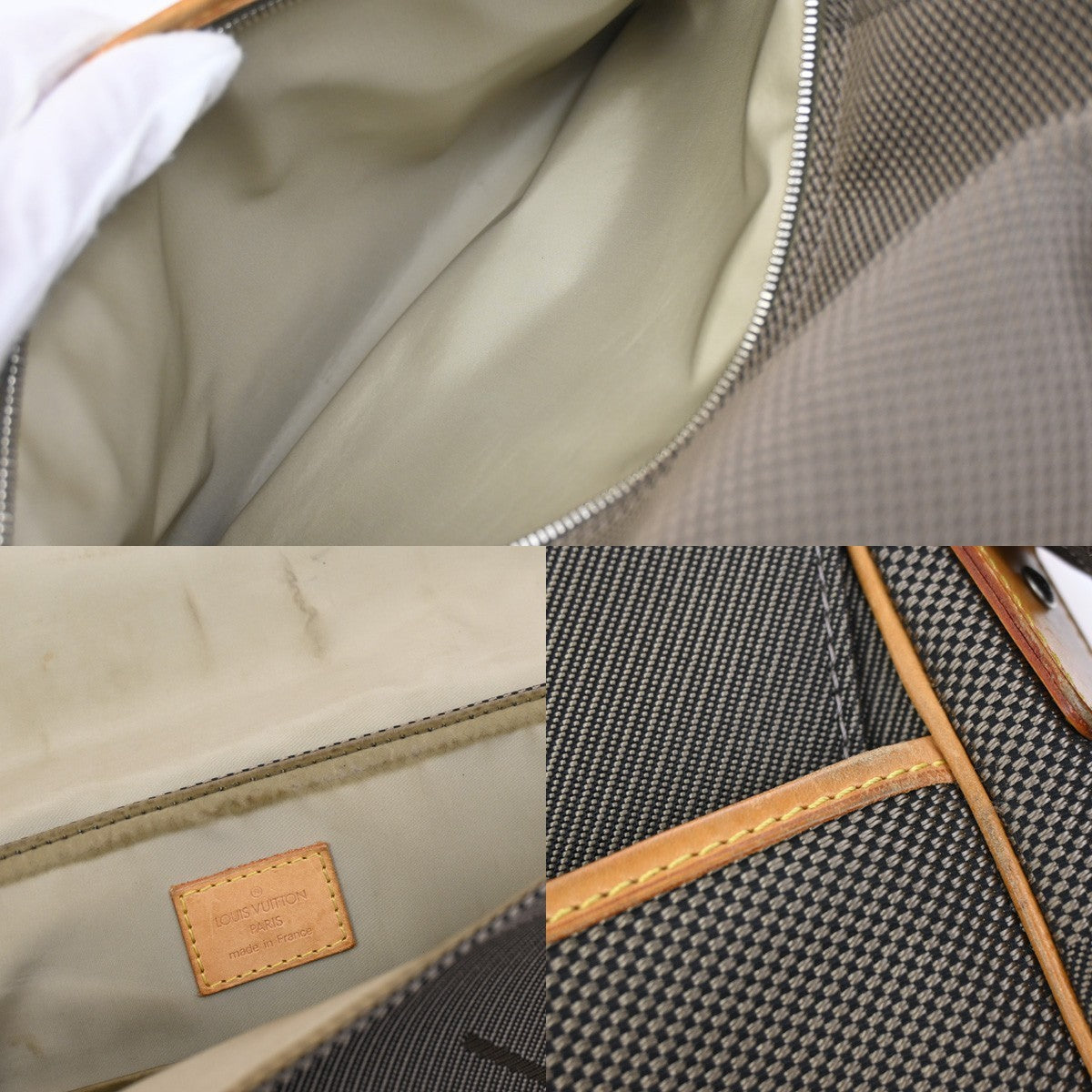 LOUIS VUITTON Petit Messager Shoulder Bag Damier Geant Leather KI M93617 32KB347
