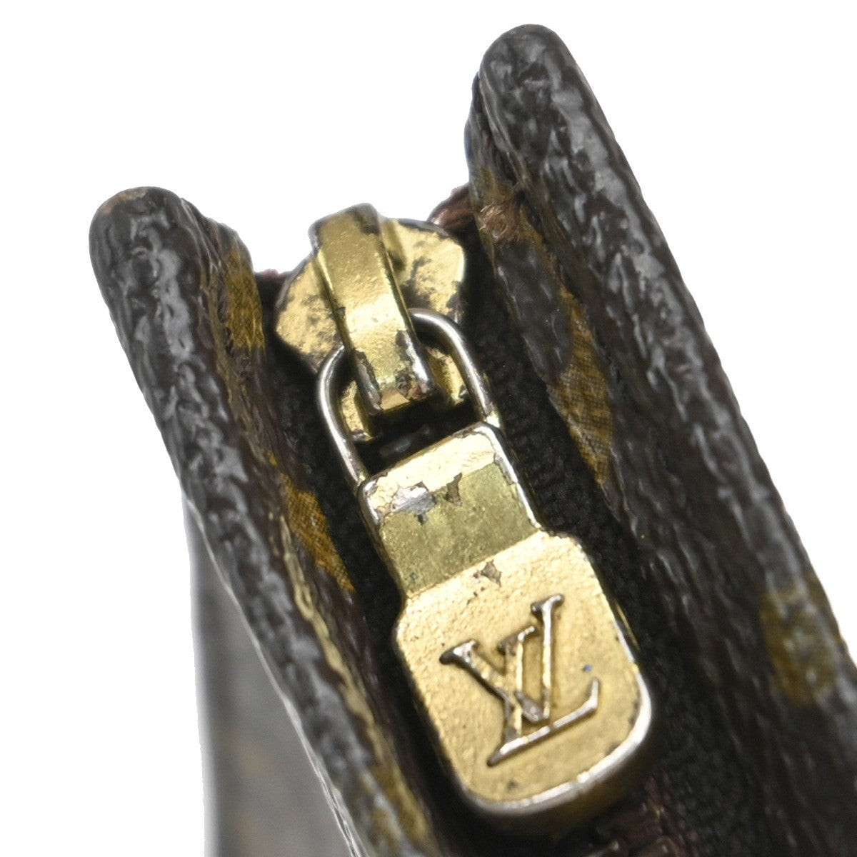 LOUIS VUITTON 2 Set Toilette 26 Pouch Bag Monogram Leather Brown M47542 61EG022