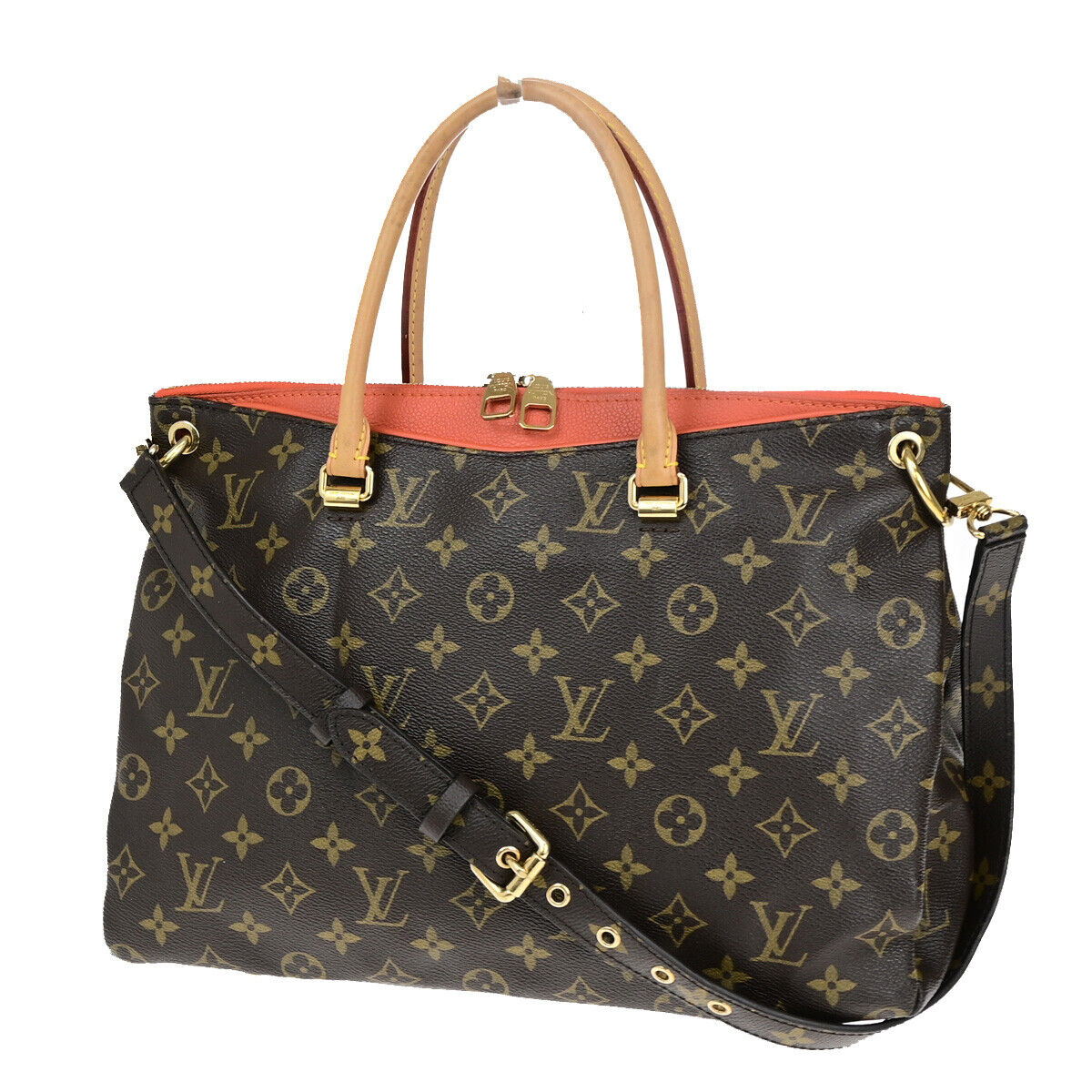 LOUIS VUITTON Pallas 2Way Shoulder Hand Bag Monogram Leather CE M41148 41YF387