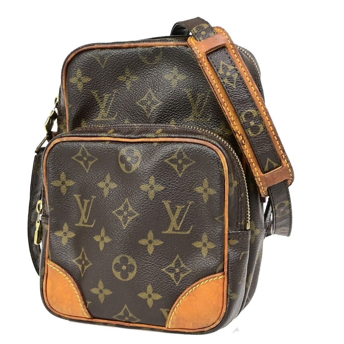 LOUIS VUITTON Amazon Crossbody Shoulder Bag Monogram Leather BN M45236 35KA485
