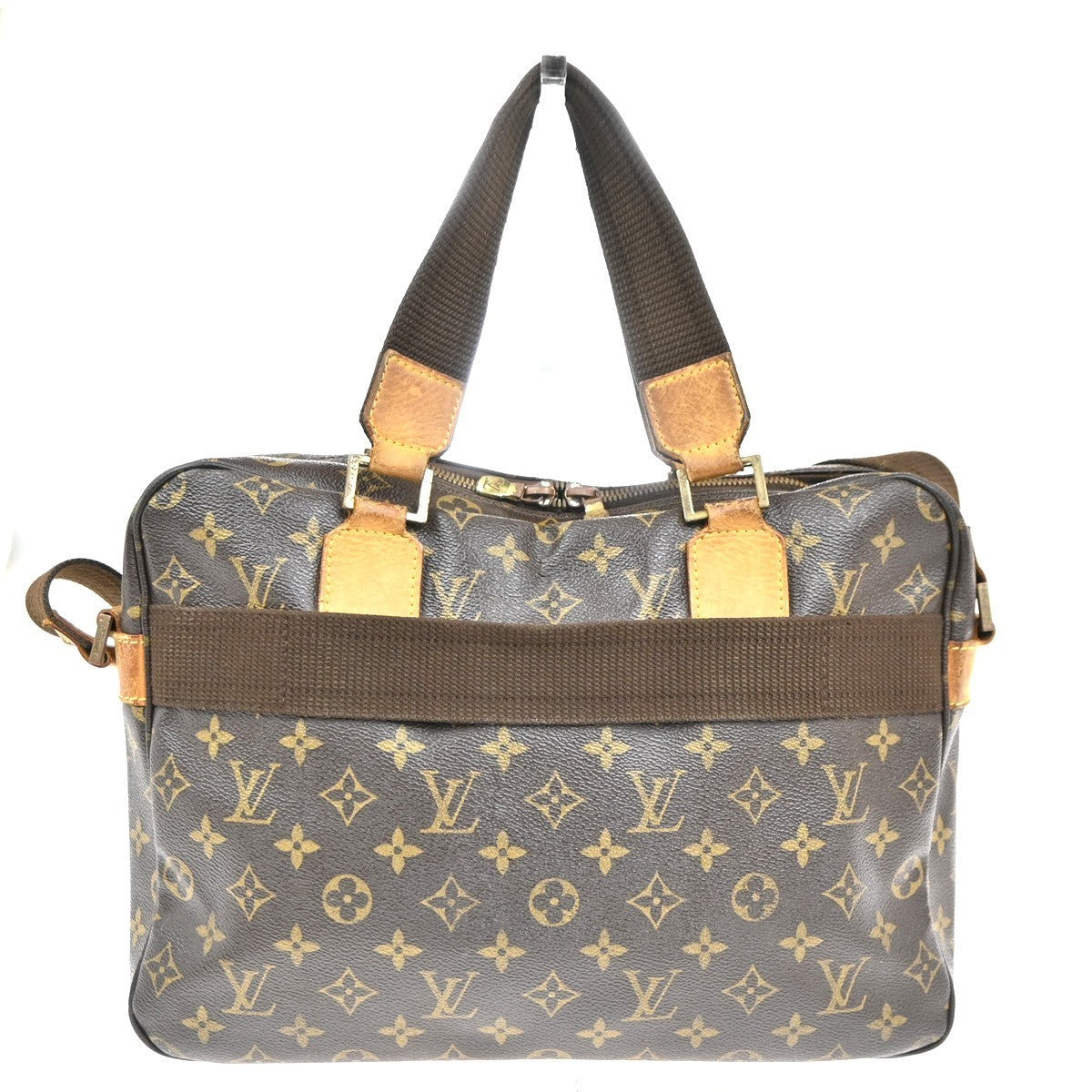 LOUIS VUITTON Sac Bosphore 2Way Hand Bag Monogram Leather Brown M40043 32MA243