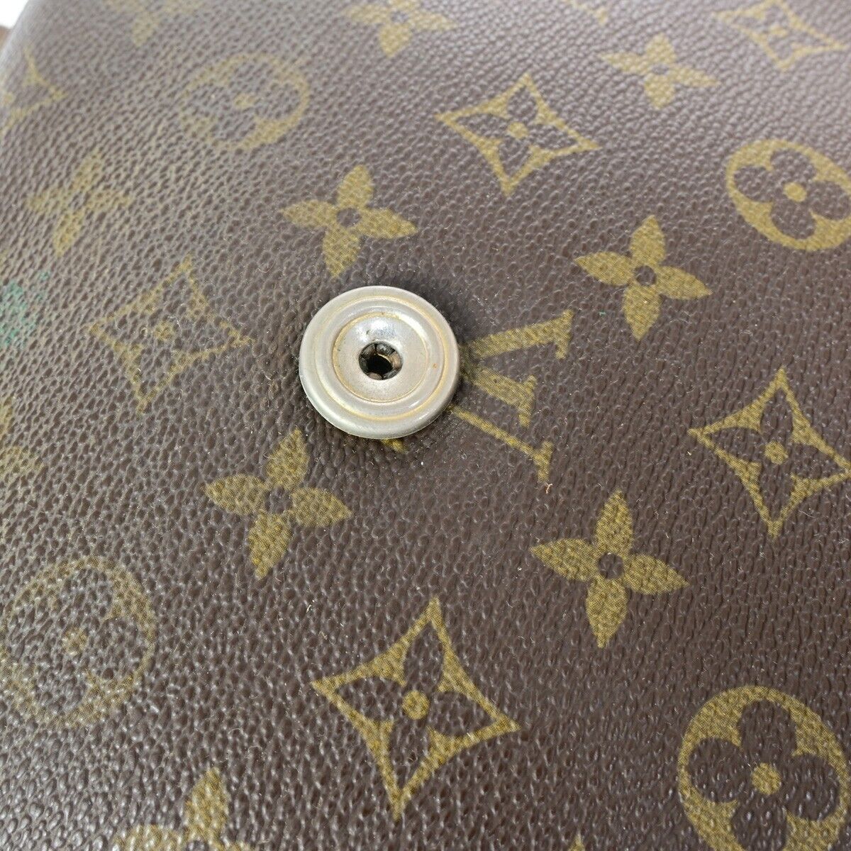 LOUIS VUITTON Saint Cloud GM Shoulder Bag Monogram Leather Brown M51242 63EB718