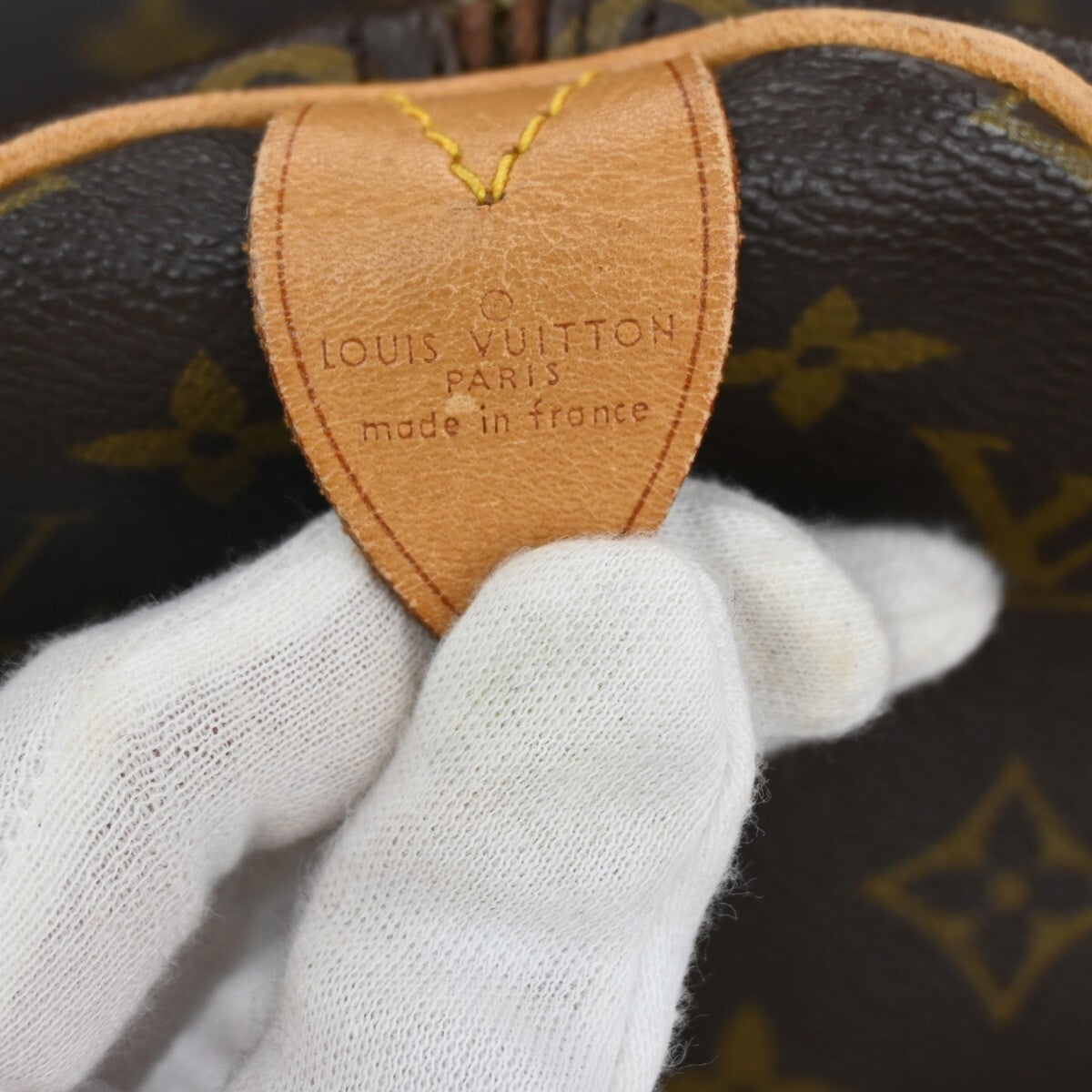 LOUIS VUITTON Keepall 45 Travel Hand Bag Monogram Leather Brown M41428 16FB544