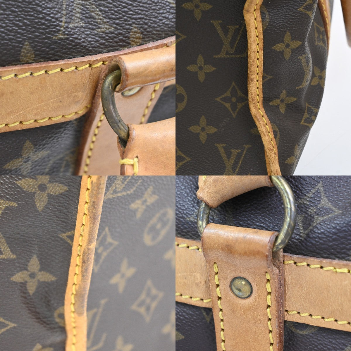LOUIS VUITTON Sac Chassour 40 Travel Hand Bag Monogram Leather BN M41924 81CA888