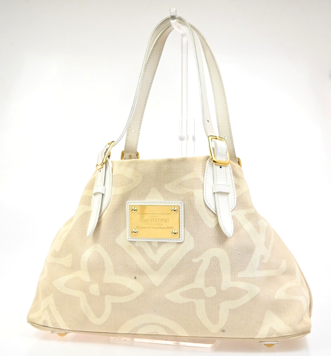 LOUIS VUITTON Tahitienne PM Cruise Tote Bag Canvas Leather BE M95674 31MA489