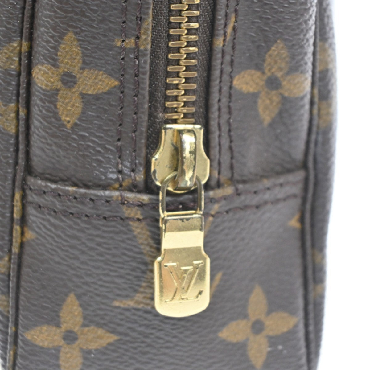 LOUIS VUITTON Trousse Toilette 23 Clutch Hand Bag Monogram Brown M47524 04CA768