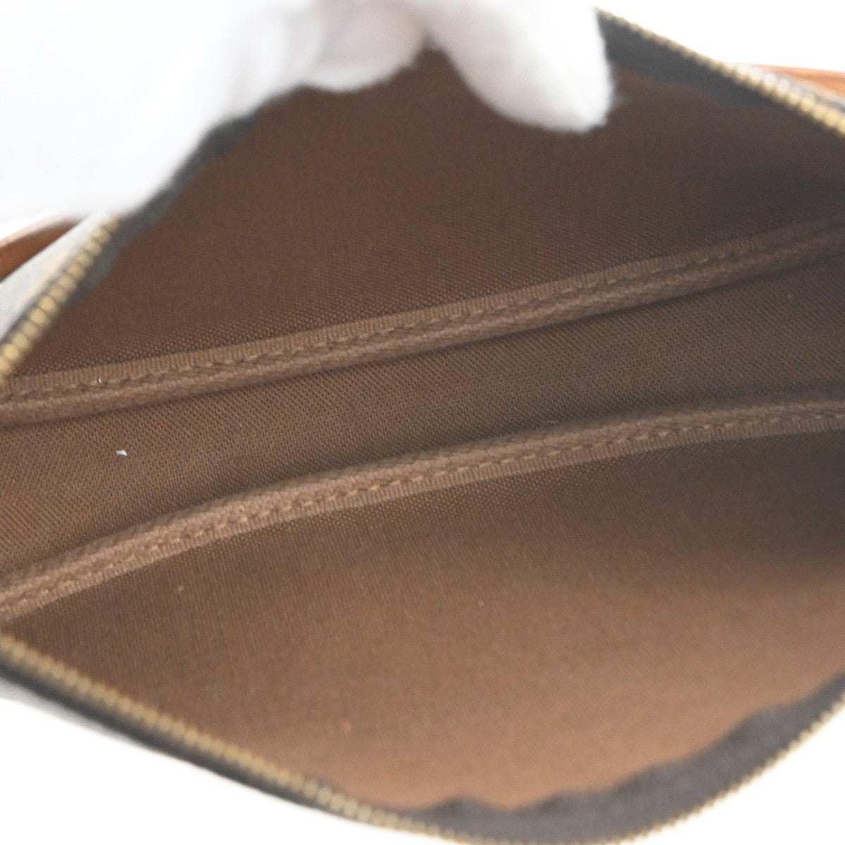 LOUIS VUITTON Pochette Accessoires Hand Bag Monogram Leather BN M51980  88SA105