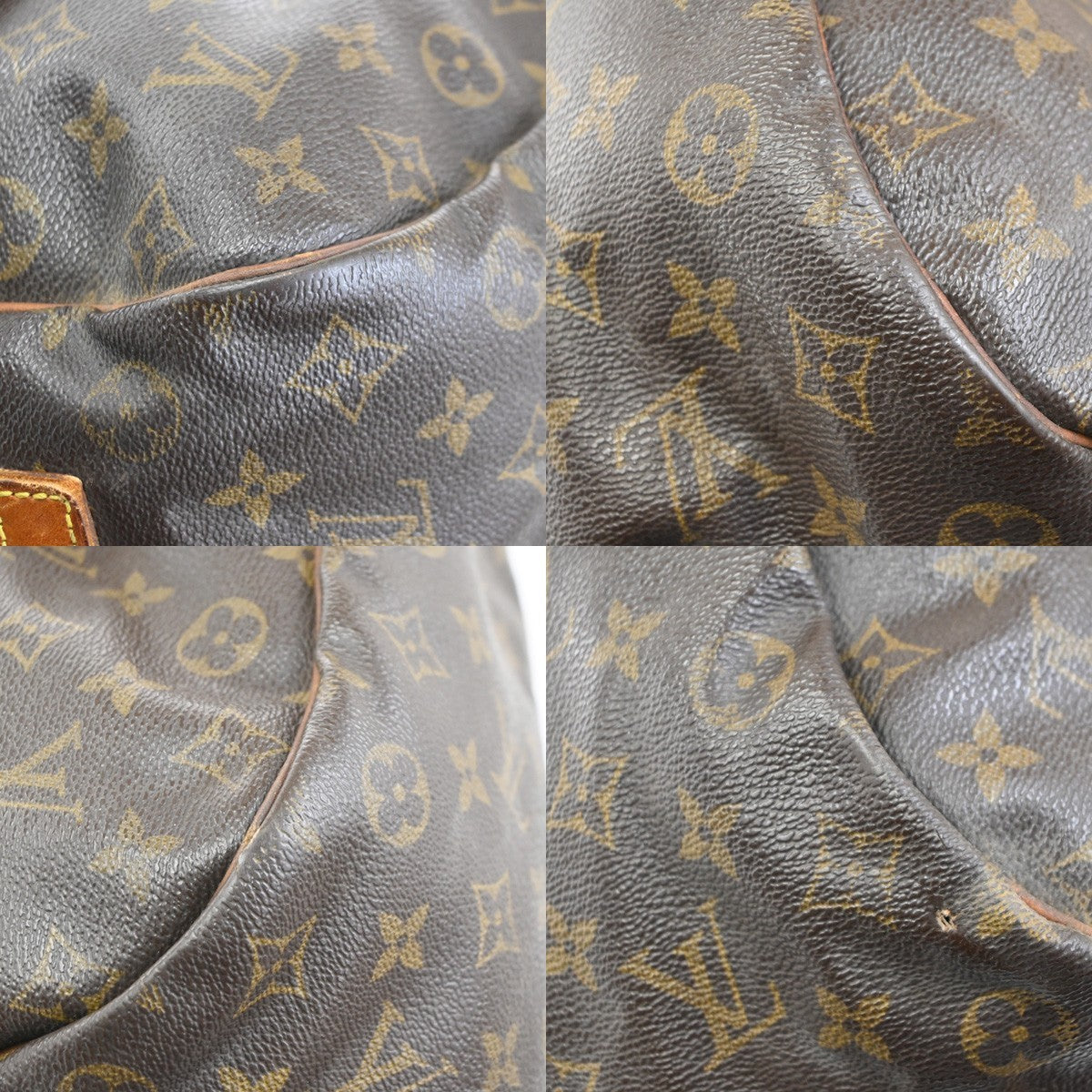 LOUIS VUITTON Saumur 35 Shoulder Bag Monogram Leather BN France M42254 35YH930