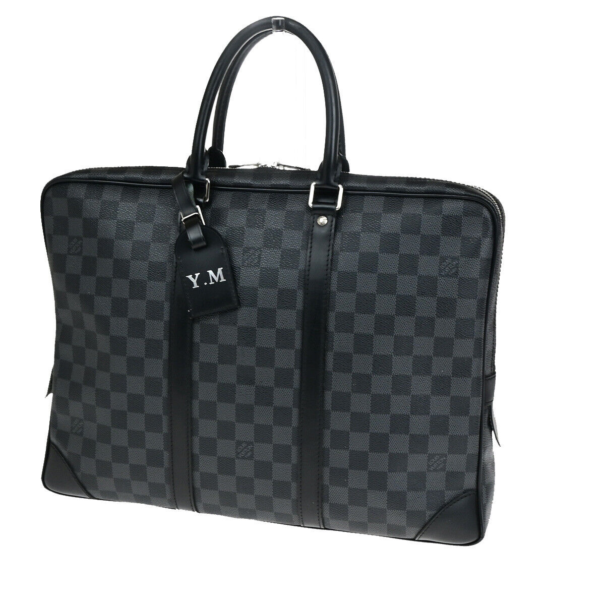 LOUIS VUITTON Porte Documents Voyage Briefcase Hand Bag Graphite N41125 17YF485
