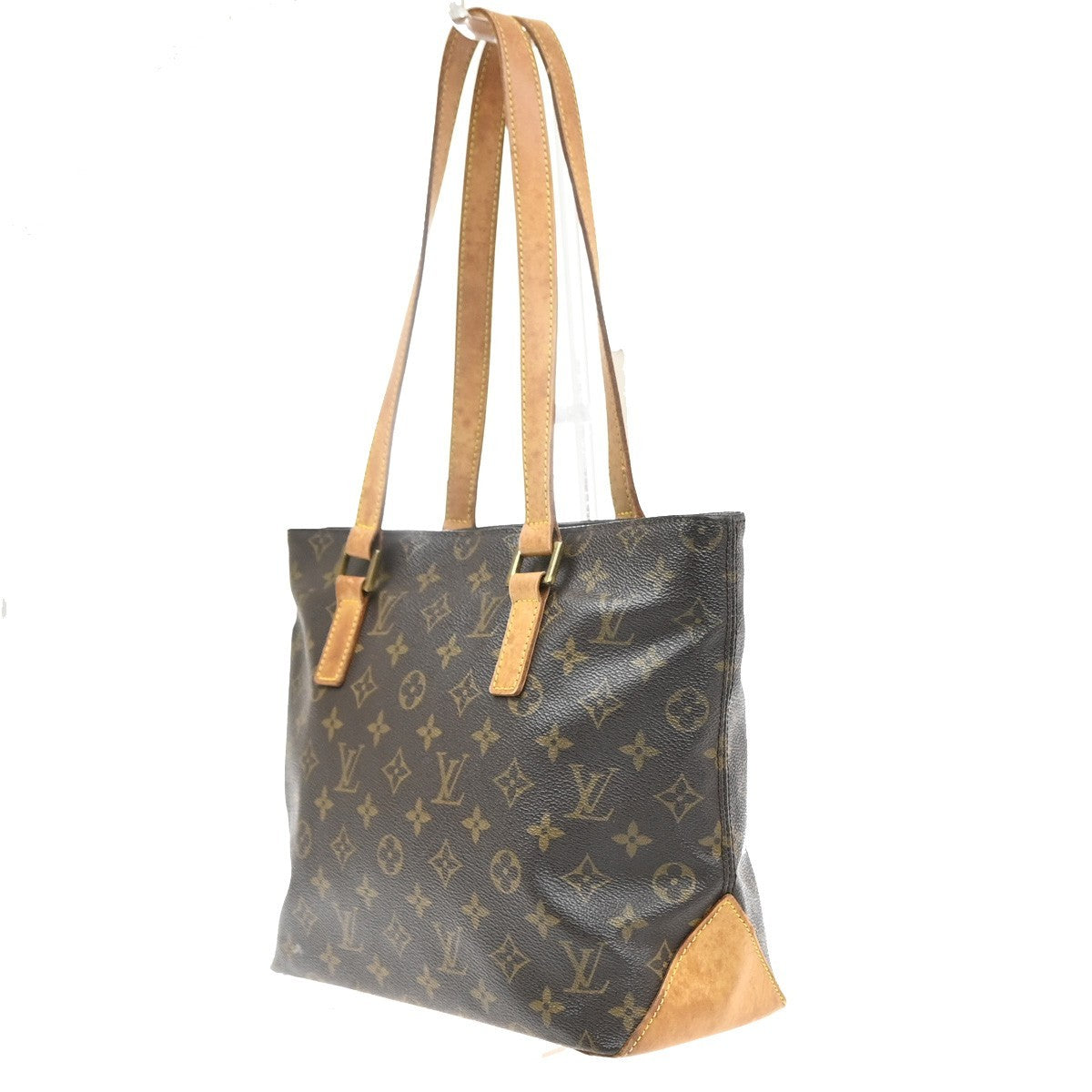 LOUIS VUITTON Cabas Piano Shoulder Bag Monogram Leather Brown M51148 82YJ148