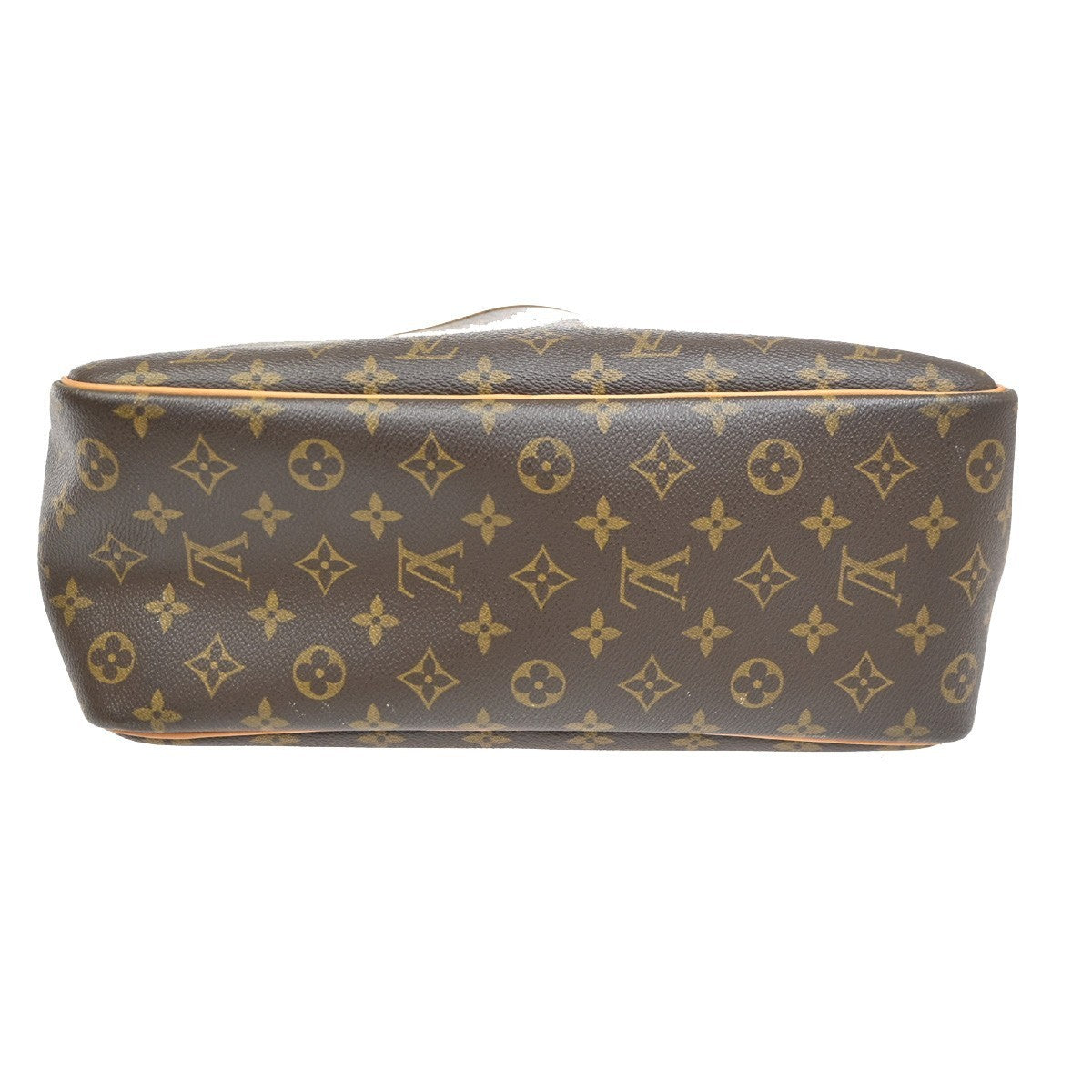 LOUIS VUITTON LV Logo Deauville Hand Bag Monogram Leather Brown M47270 77TA341