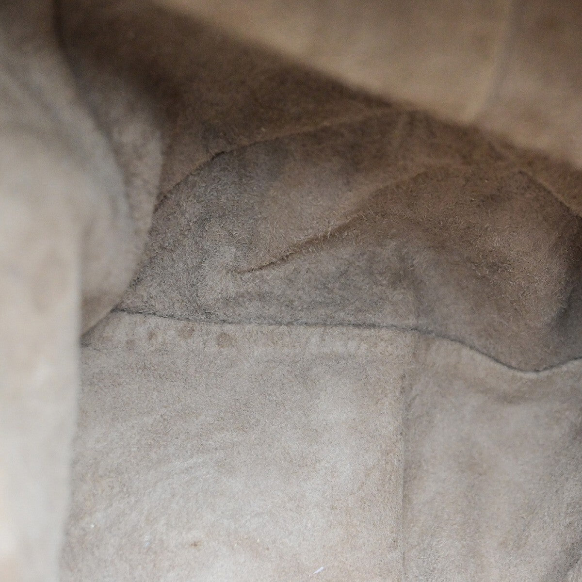 BOTTEGA VENETA Logo Hobo Shoulder Hand Bag Leather Gray Italy 31EC688