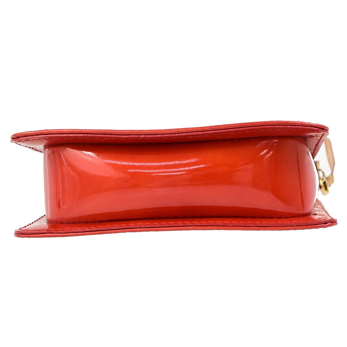 LOUIS VUITTON LV Motto Shoulder Bag Monogram Vernis Leather Red M91137 30FB338