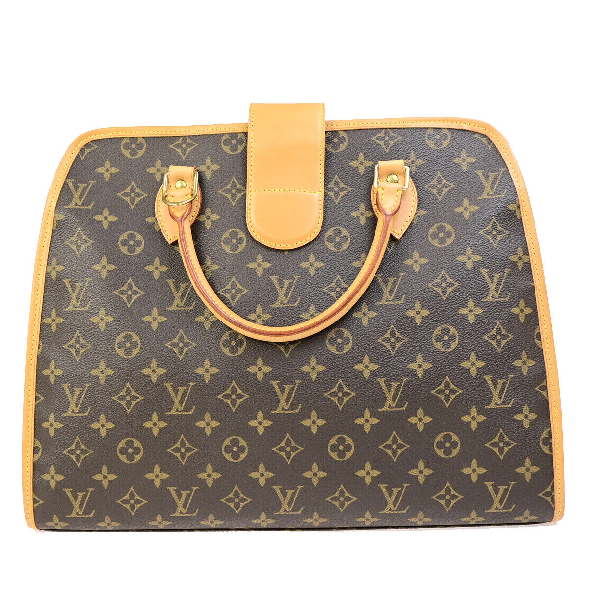 LOUIS VUITTON Rivoli Briefcase Hand Bag Monogram Leather Brown M53380 11YG534
